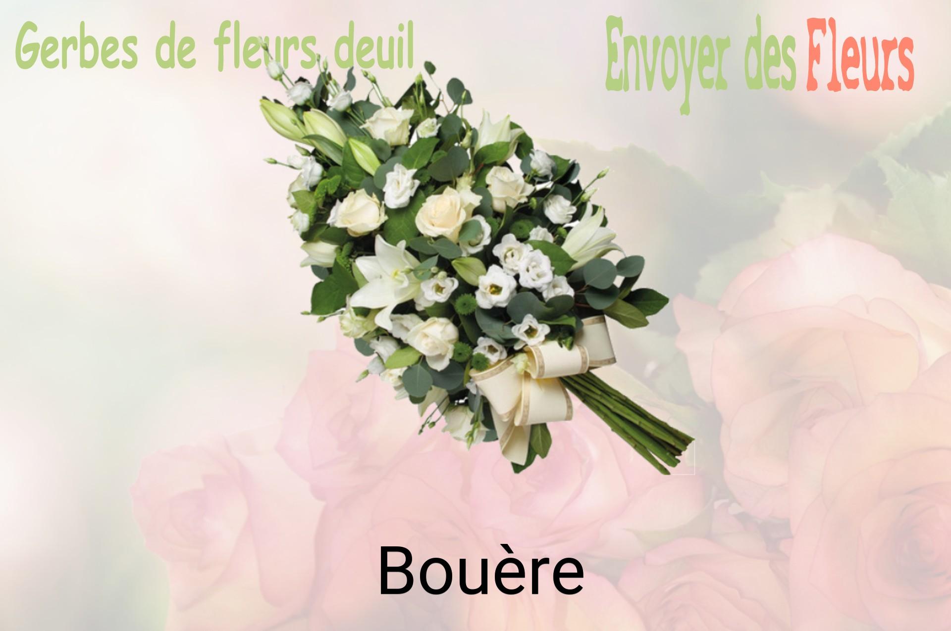 Gerbe de fleurs de deuil livrée à Bouère